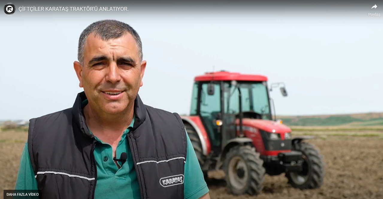 Çiftçiler Karataş Traktör’ü Anlatıyor